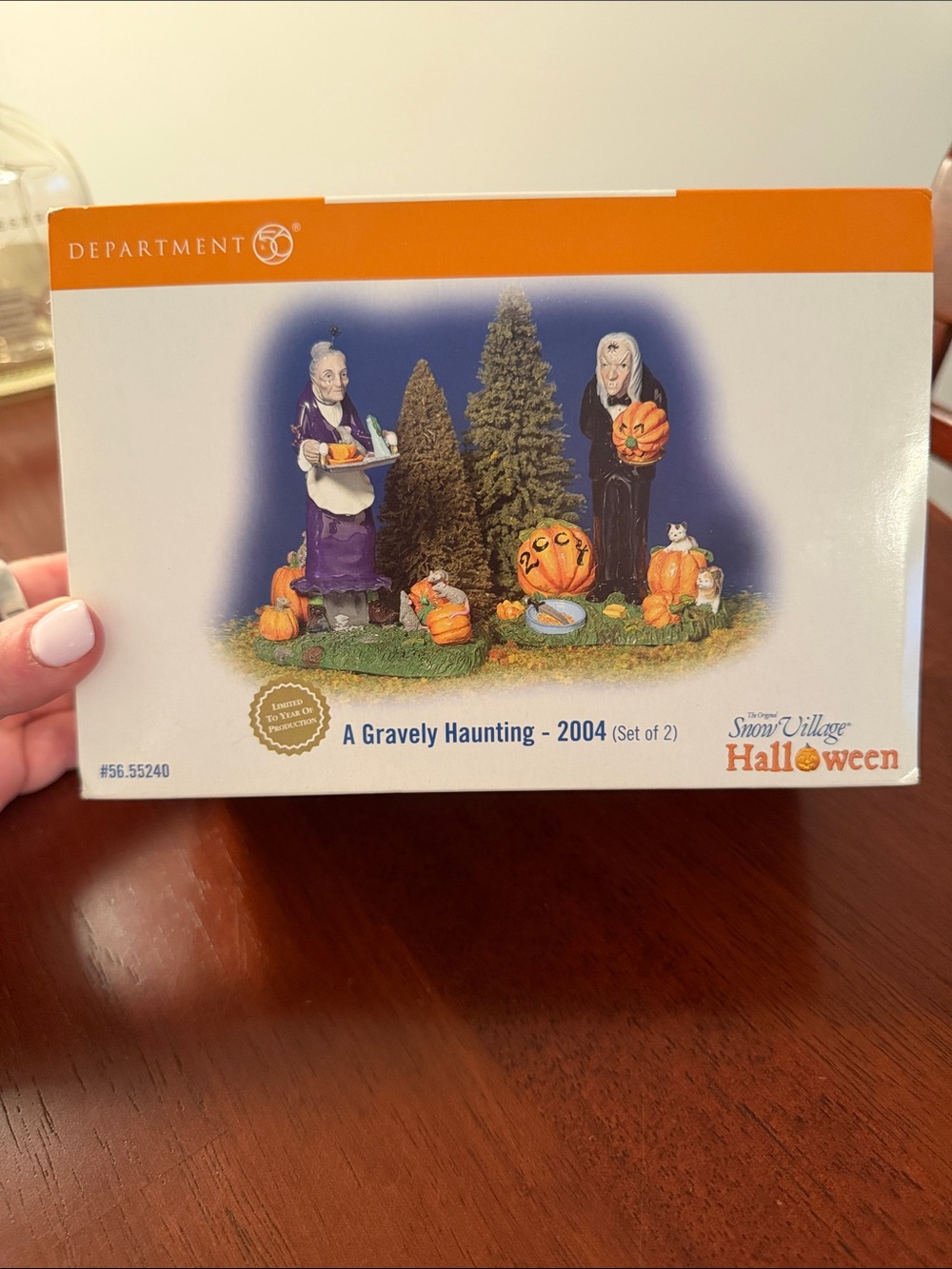 Department 56 Halloween Village Accessory - A Gravely Haunting - 2004